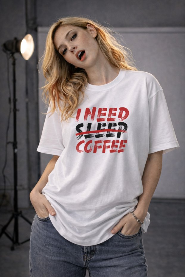 Unisex Oversized Printed T-Shirt 100% Cotton Premium – Streetwear Basic Casual Men's & Women's T-Shirt