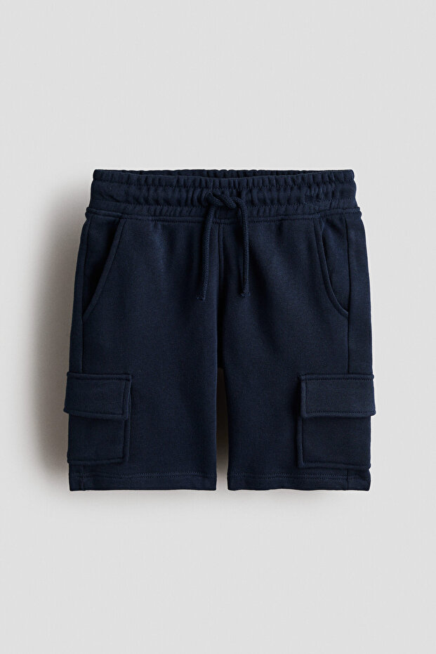 Kargo Sweatshirt Şort - 1