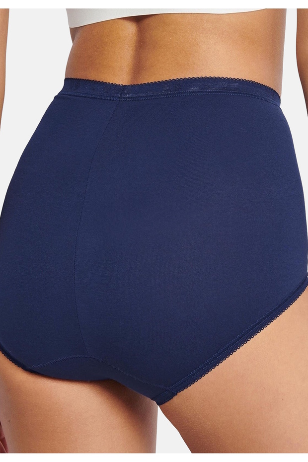 Unterhose BASIC+ MAXI Damen-Slip 3er Pack - 4