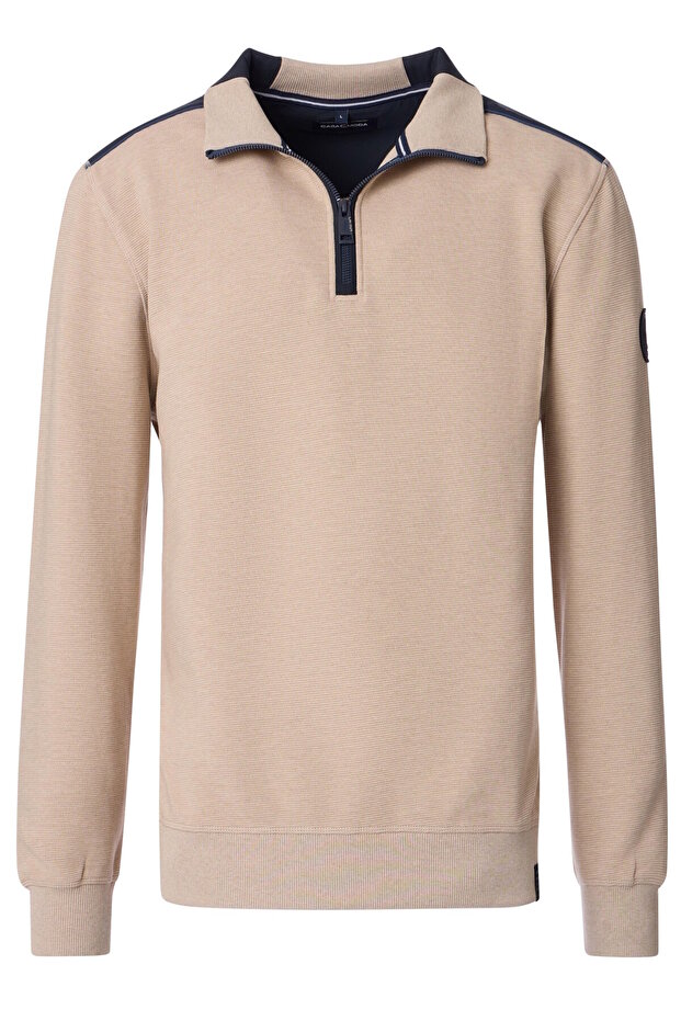 Sweatshirt Pullover Troyer - 1