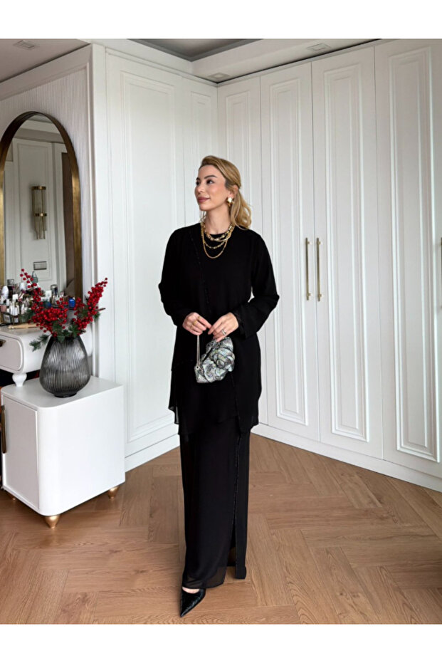 Chiffon Tunic Set - 3