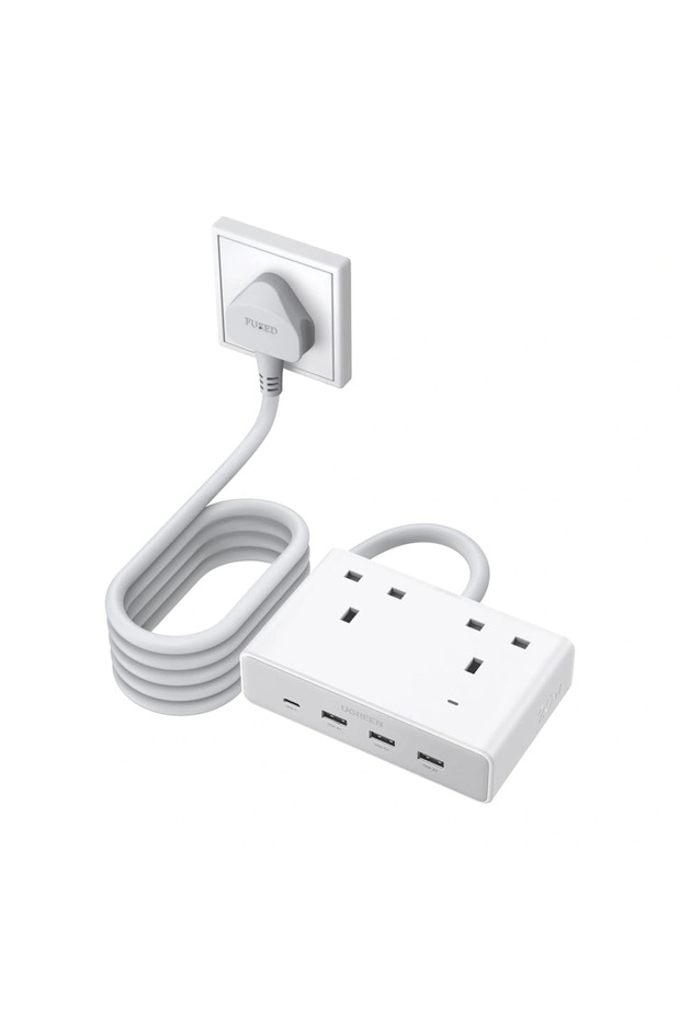20W Nexode Extension Code Power Strip UK Plug