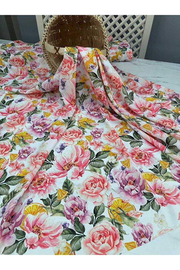 Digital print crepe fabric soft flowy wrinkle-free