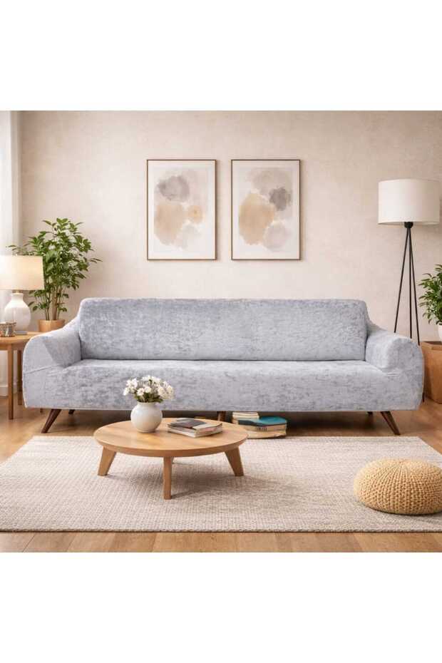 Velvet Fabric 3-Piece One-Piece Elastic Sofa Cover / Elastic Sofa Cover