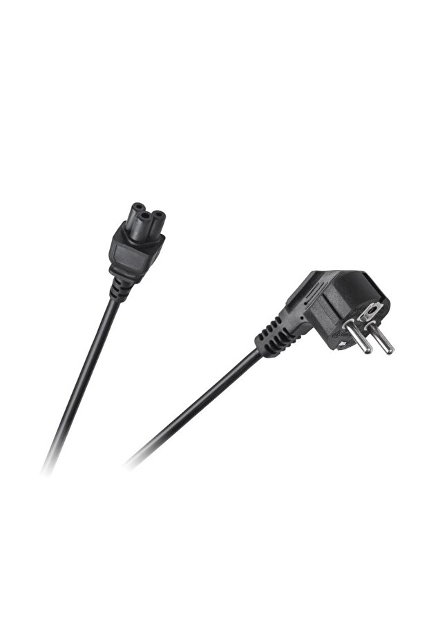 Laptop power cable -Line, 1.5m, Black - 1