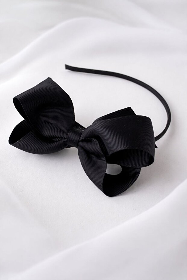 Ribbed Bowknot Girl's Crown (+4 Years Old)