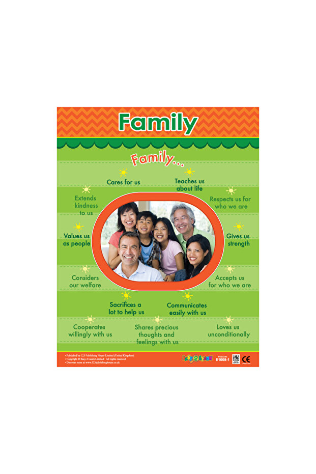 Family - Wall Chart in English