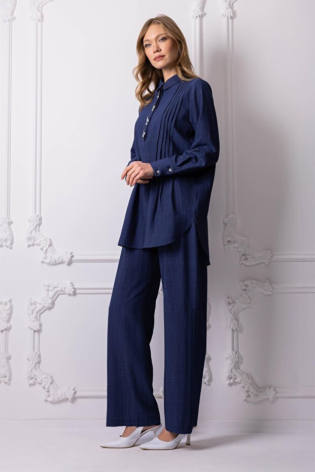 NERVÜRLÜ DÜĞMELİ TAKIM - 4