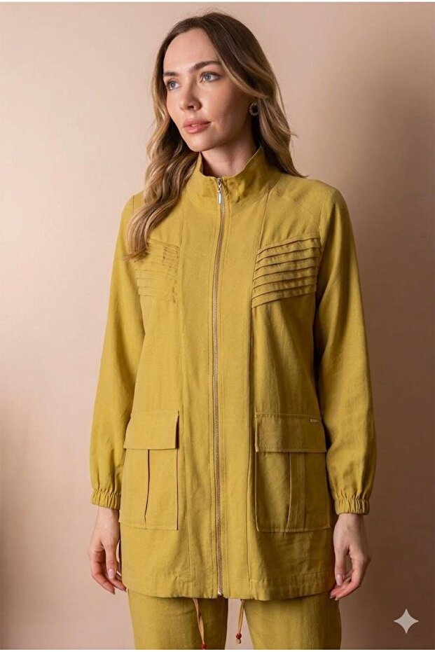 Ribbed Zippered Organic P Cotton Set - 1