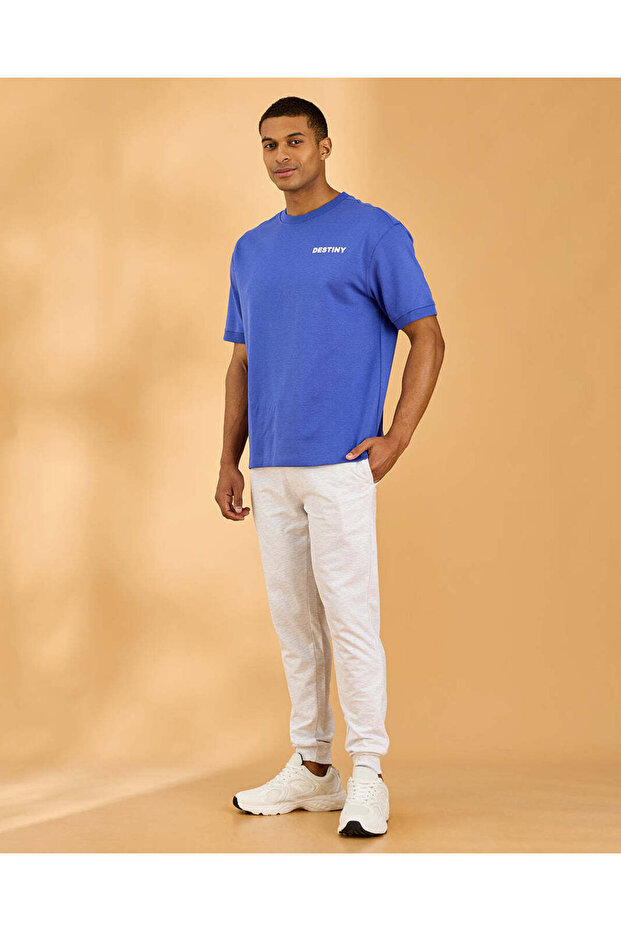 بنطال رياضي رجالي بيج اللون - 2