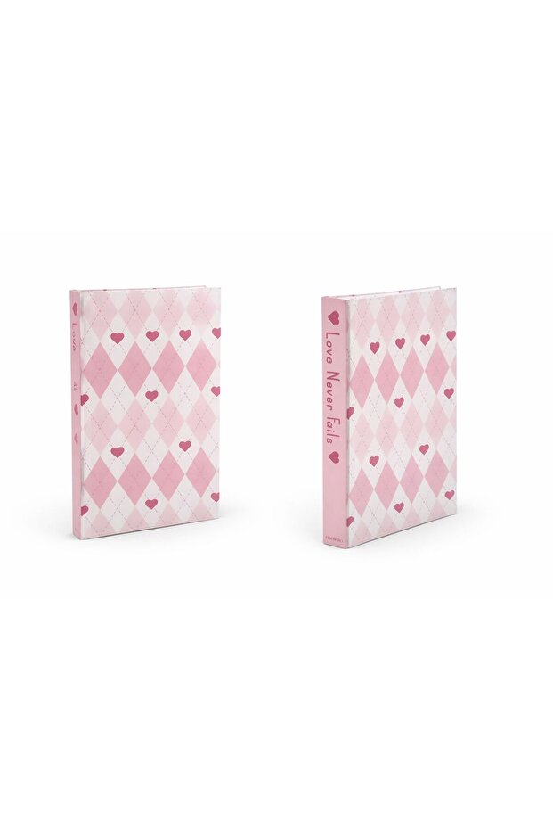 منقوش دفتر بغلاف صلب مخطط - 2