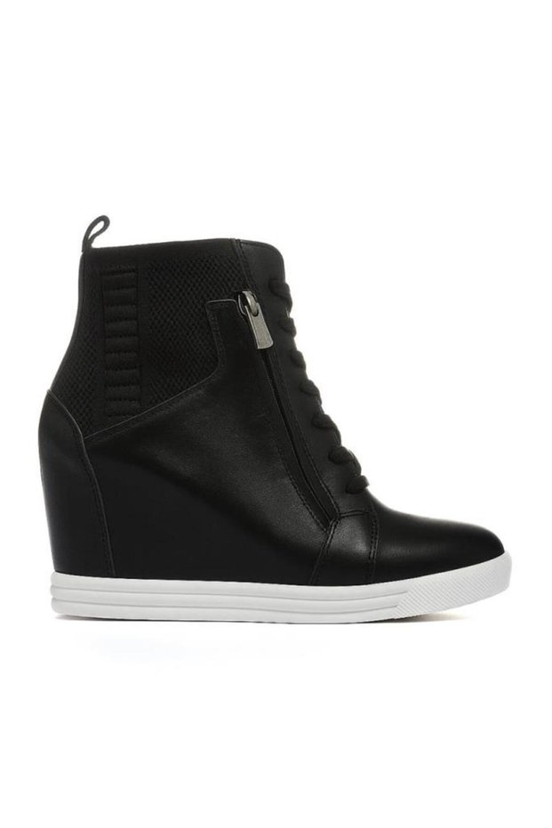 Janie Leather 10 cm Heeled Boots