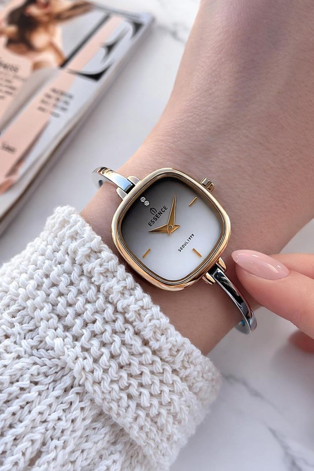Vintage Series Small Case Steel Blackening Color Not Scratch Women Wristwatch+Bracelet Bd1222.270