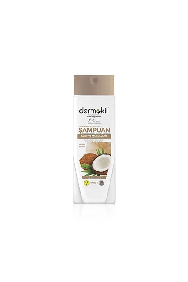 Shampoo Natural Coconut Extract for Dry and Dull Hair 400 ml