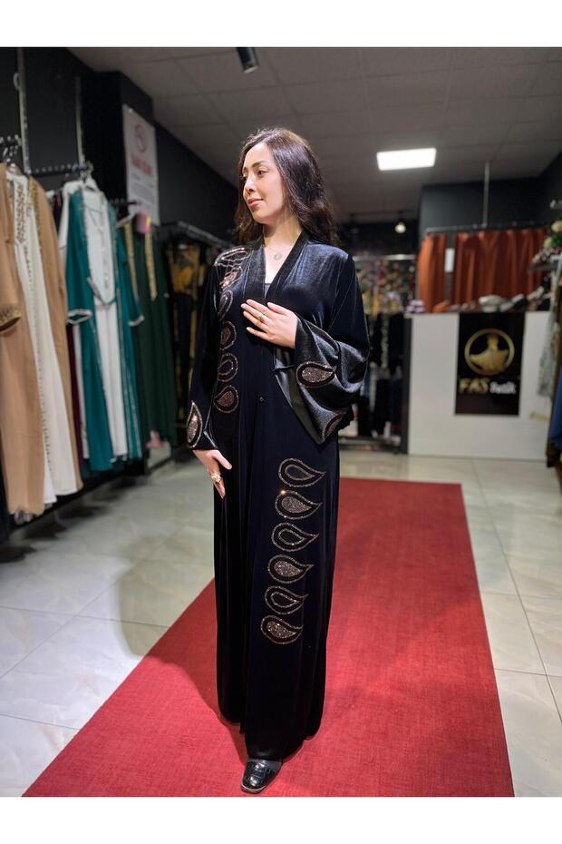 KADİFE ABAYA - 1