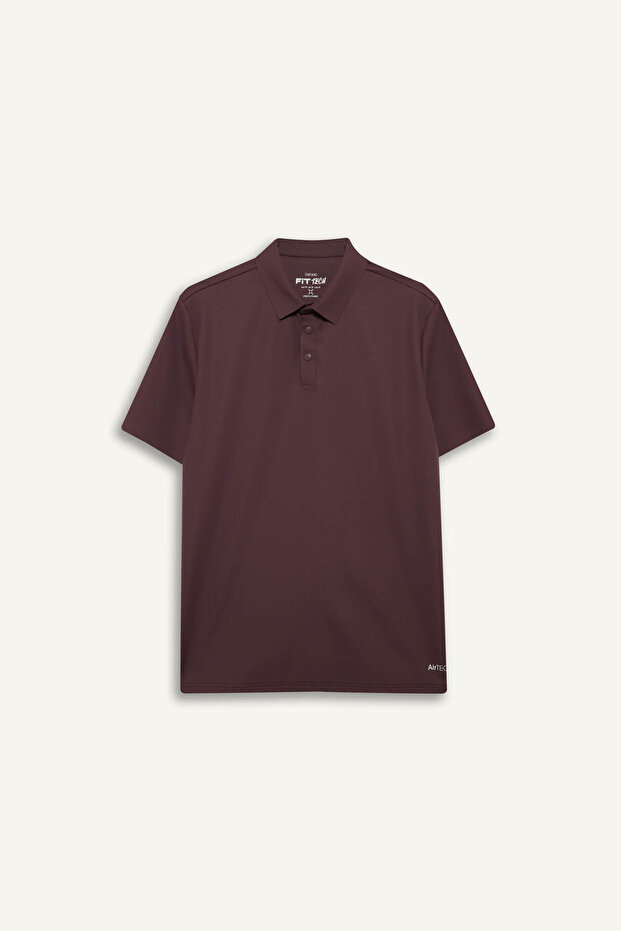 Quick-Drying Standard Fit Polo Collar Sportsman Short-Sleeved T-Shirt E9351Ax26Sp