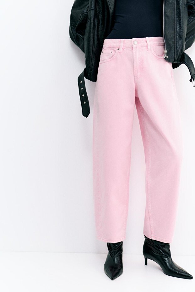 Pembe barrel jean - 3