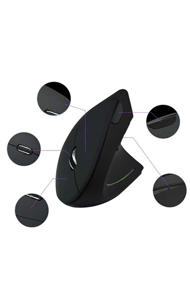 Ergonomic Wireless Vertical Mouse 2.4G - 2
