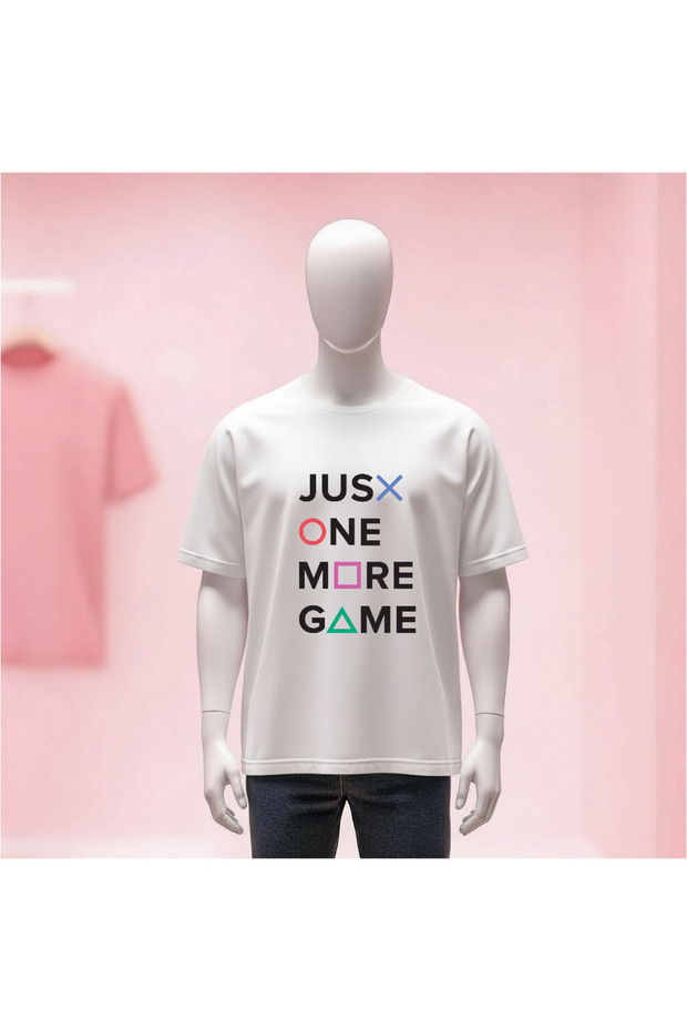 Printed Crew Neck Wide Fit Unisex Tshirt