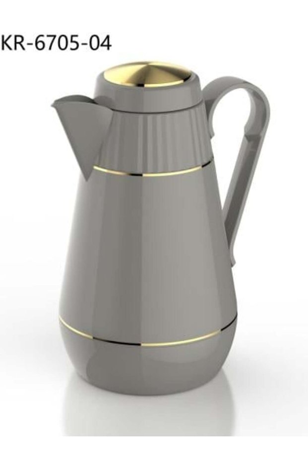 ترمس هوم ماستر KR-6705 للشاي والقهوة، سعة 1 لتر، لون ذهبي