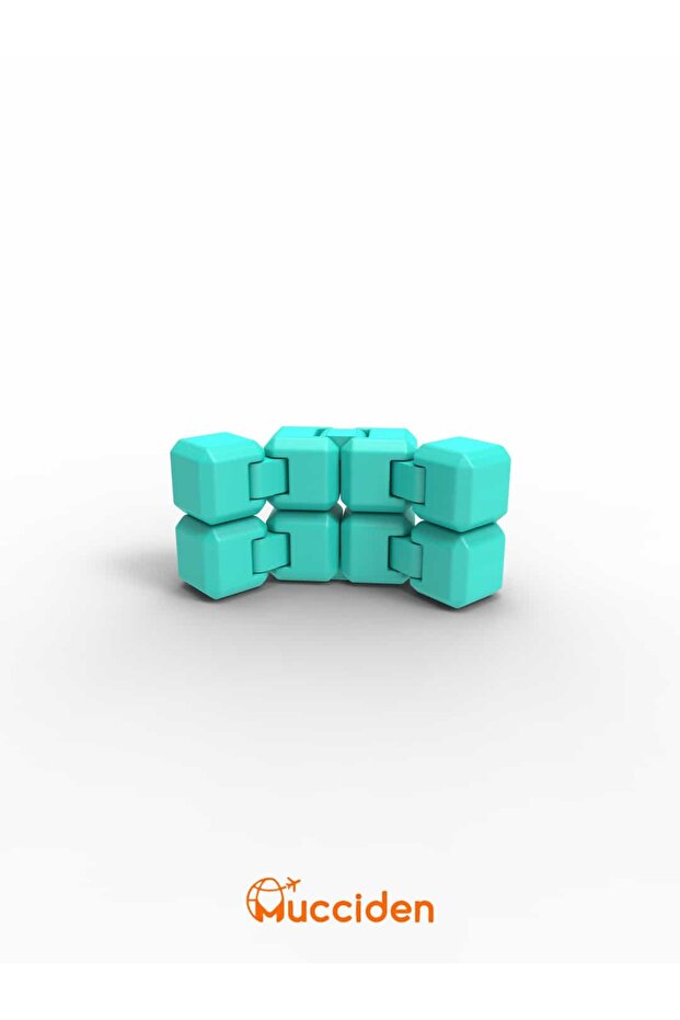 Turquoise Infinity Cube – Infinite Cube & Movable Stress Cube - 2