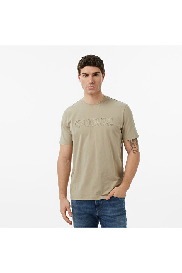 Alphy Aktif Regular Fit Men's Gray T-Shirt