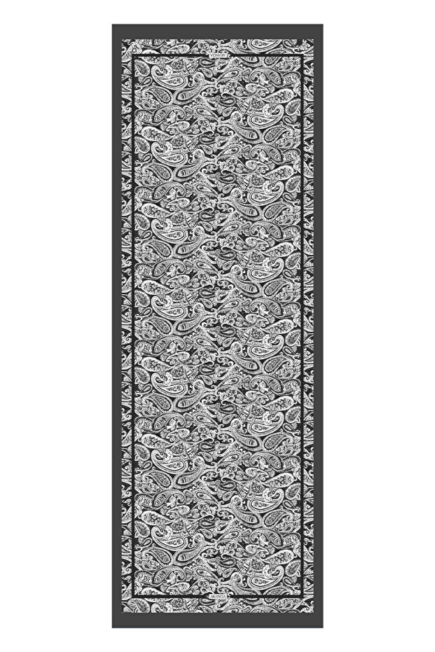 شال رمادي 70X200 نقي الملمس
