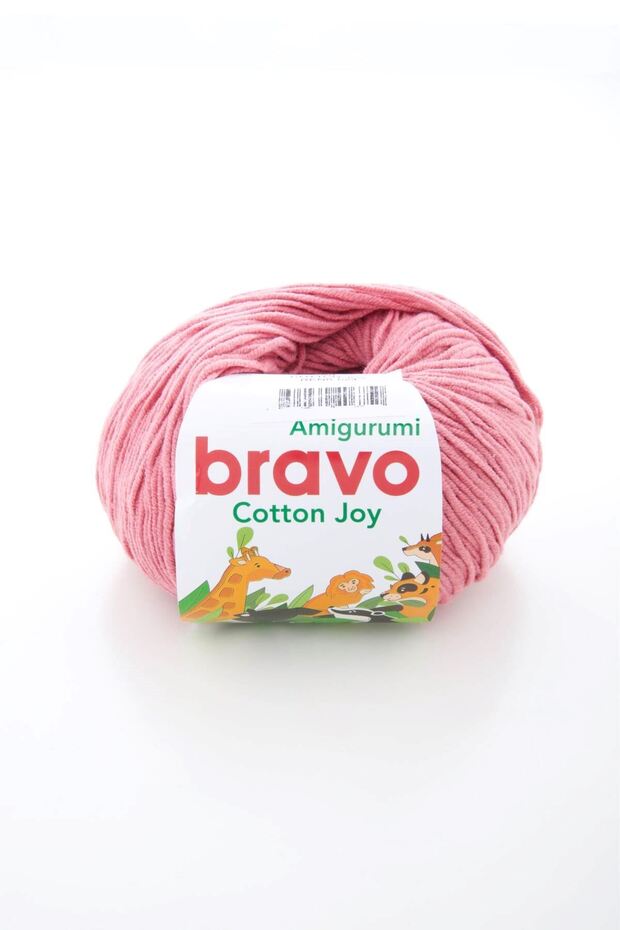 Cotton Joy - Candy Pink 24 Amigurumi Yarn Knitting Yarn 50Gr 165m