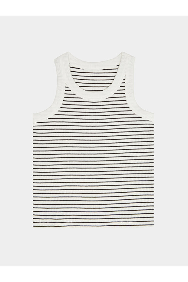 Girls Striped Cotton Vest