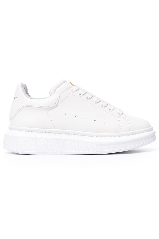 Men's Crown Detailed White Chunky Sneakers S