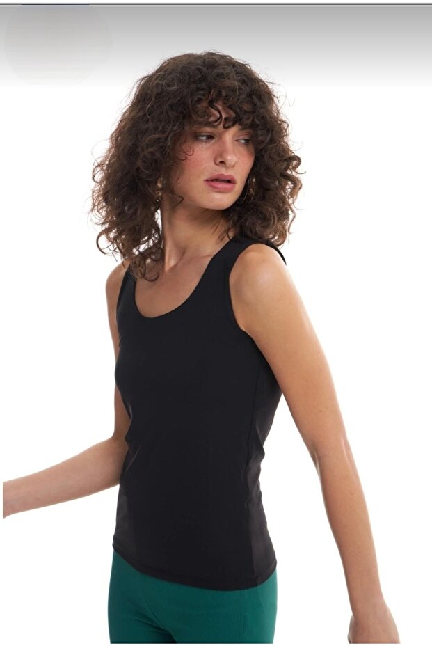 Basic Blouse with Thick Straps - 2