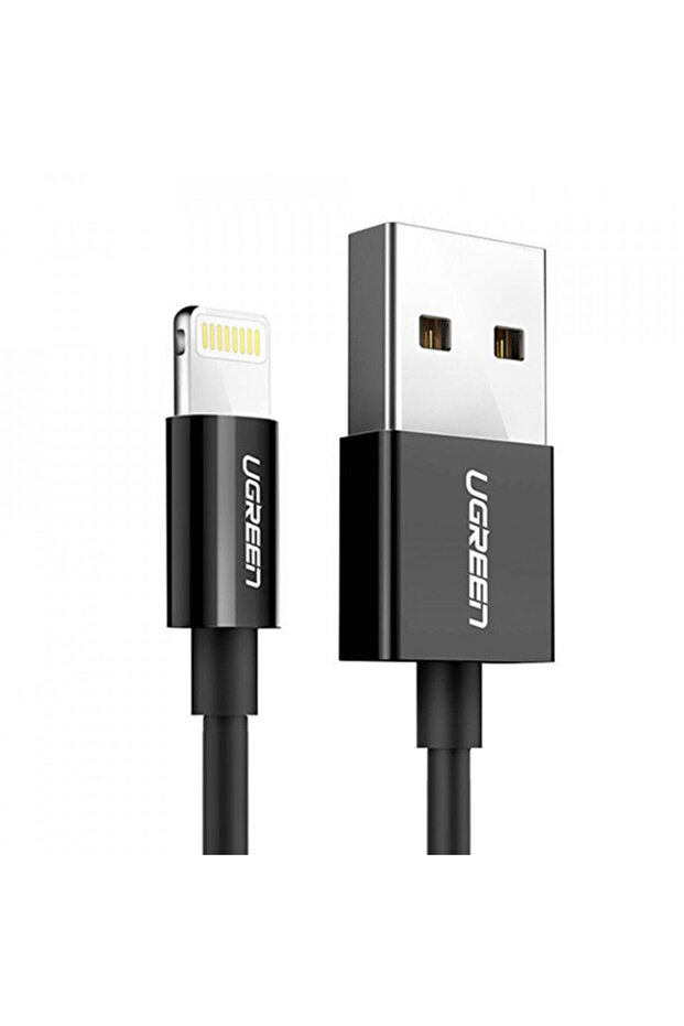 USB to Lightning Data Cable, 2m - Black - 1