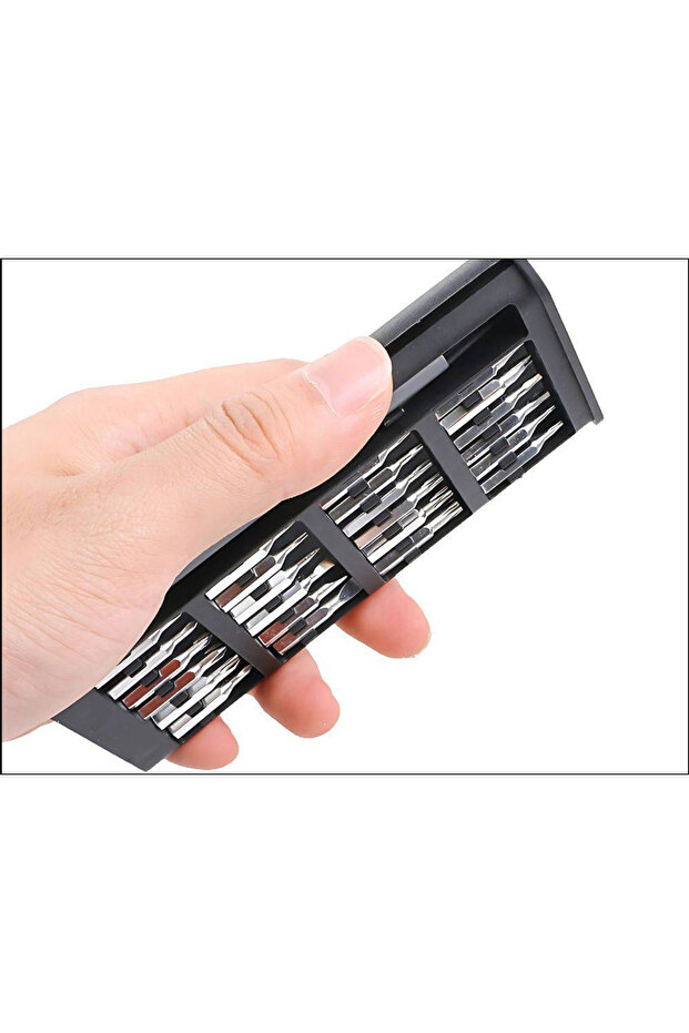 Precision screwdriver bit set with magnetic bits, 24 bits + box - 2