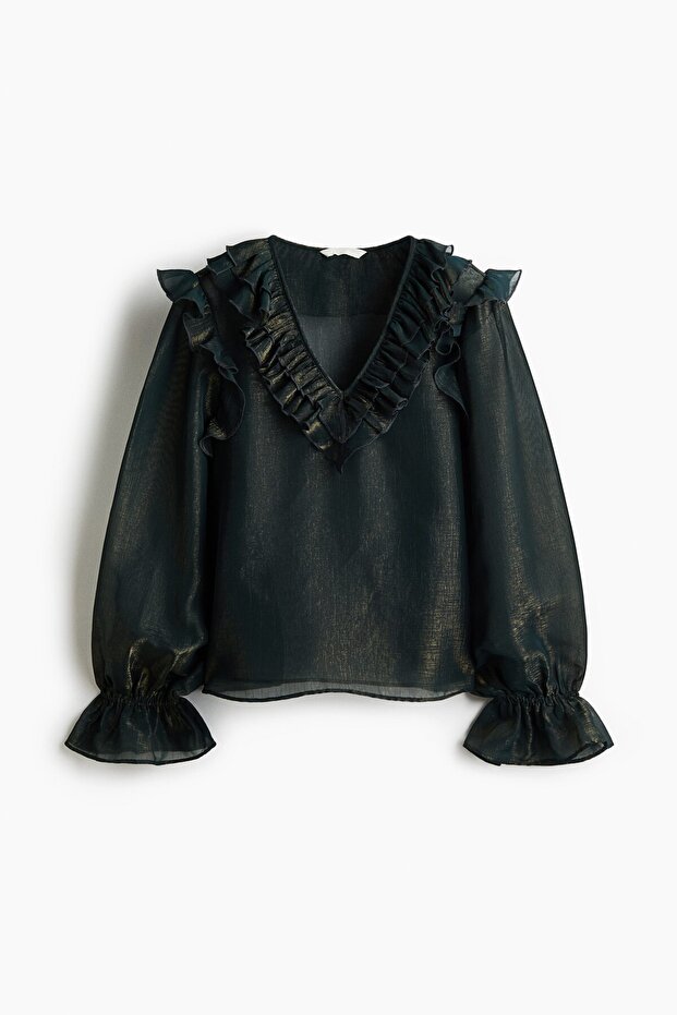 Fırfırlı Bluz - 4