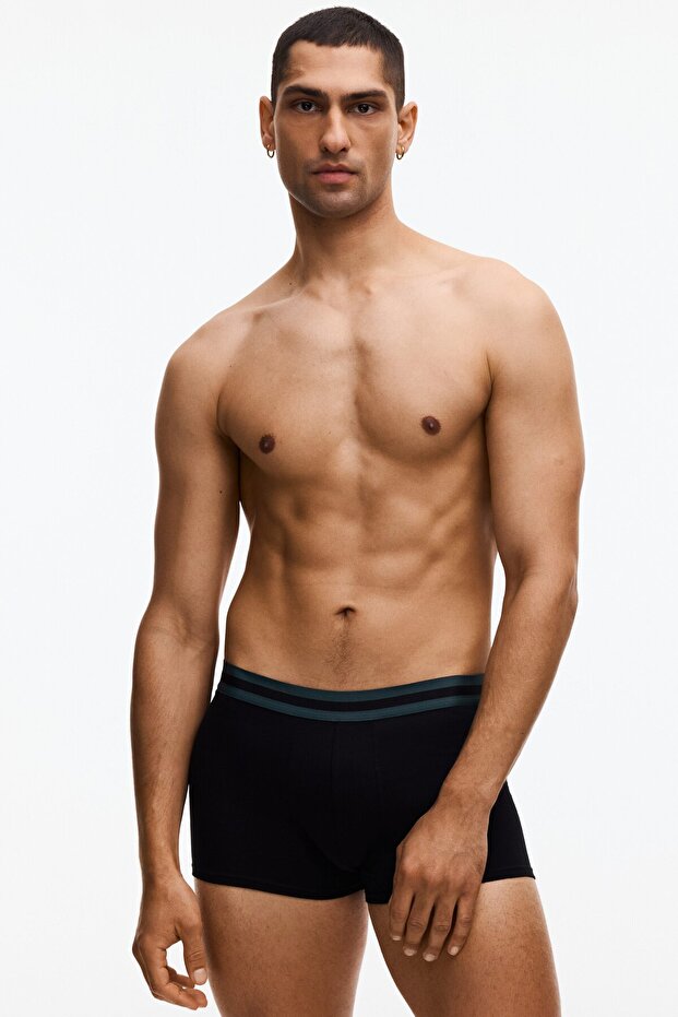 10'lu Pamuklu Kısa Boxer Şort