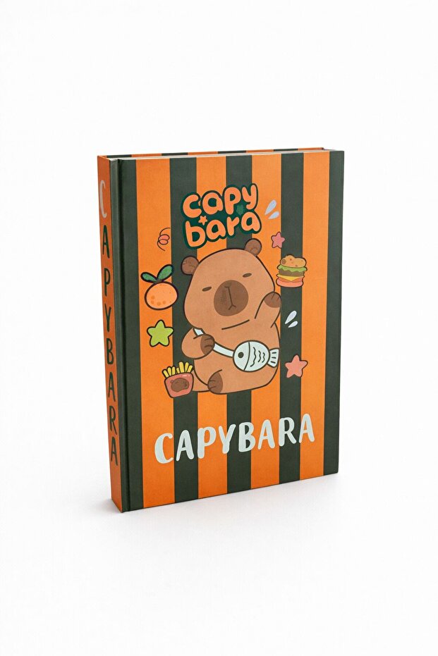 منقوش دفتر بغلاف صلب مخطط - 2