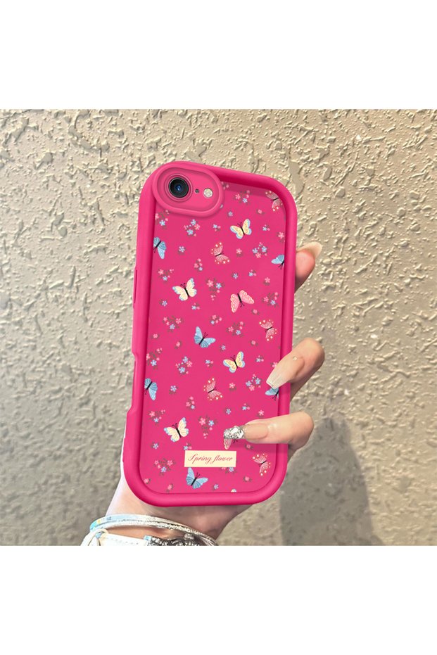 iPhone 7/8/Se 2020 2022 High Quality Simple Butterfly Case, Silicone, Shockproof, Stylish