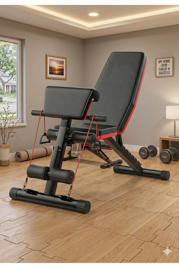 مقعد تمارين متعدد الوظائف قابل للتعديل للبالغين - 4