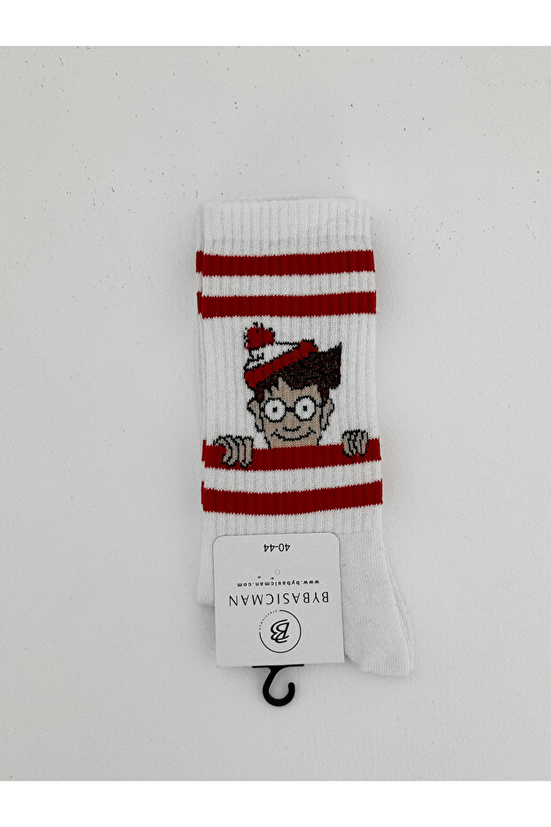 جوارب وولي بيضاء - 1