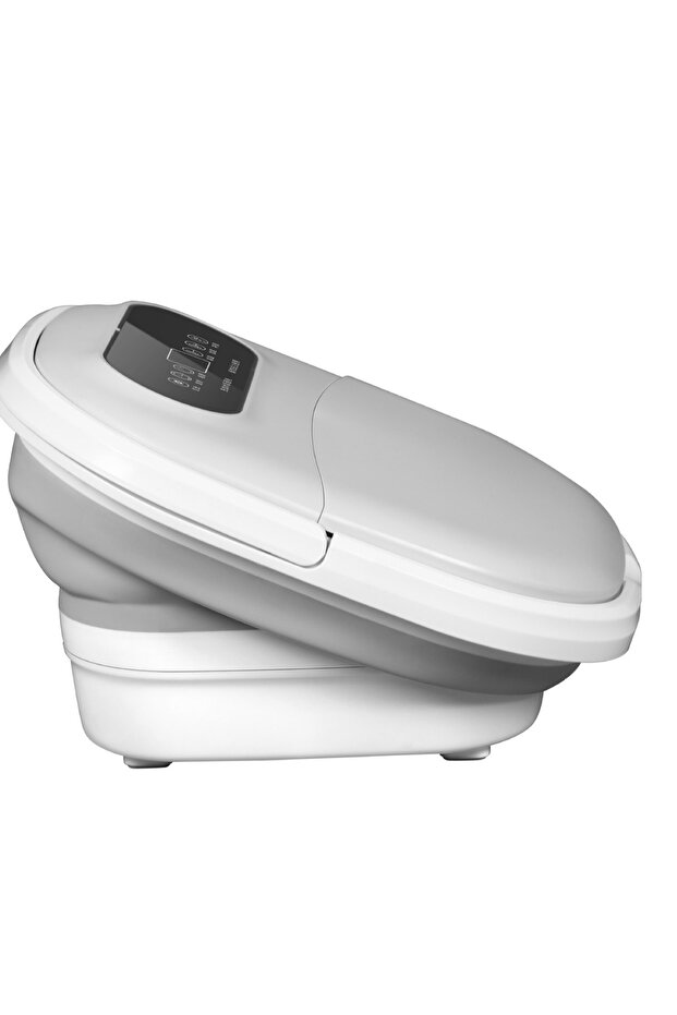 حوض استحمام قابل للطي للقدمين مع خاصية التسخين، وشاشة لمس، وبكرات تدليك، ومؤقت، وفقاعات، وتحكم في درجة الحرارة - 7