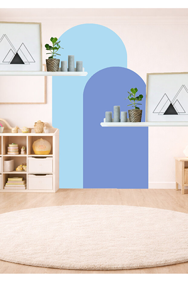 Бохем Овал 2-компонентен стенен стикер - 3