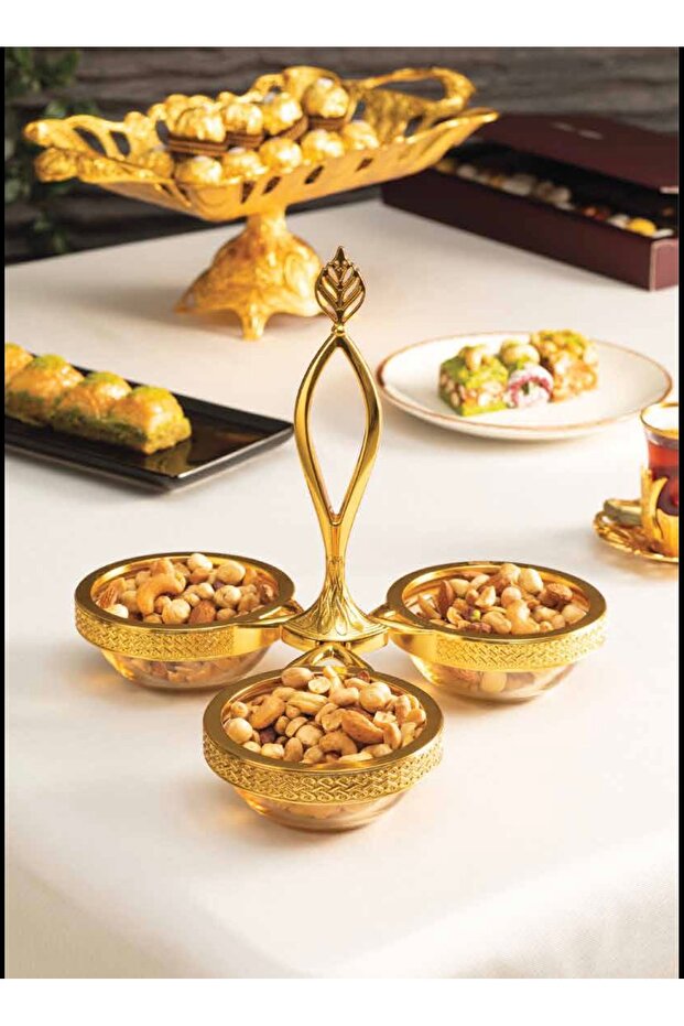 üçlü çerez tabağı - 1