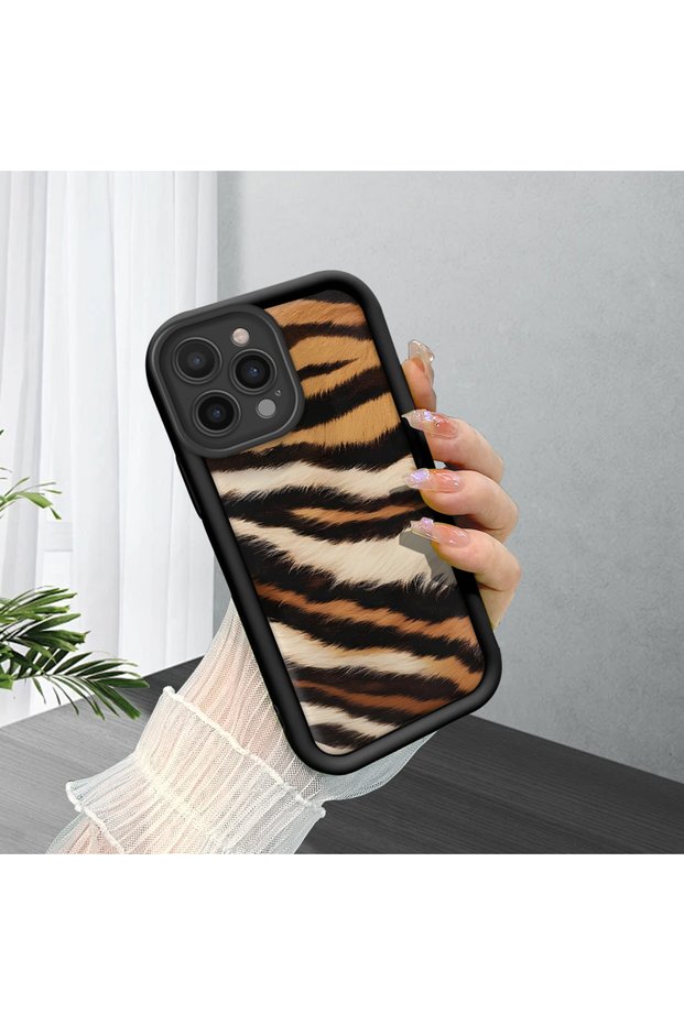 iPhone 13 Pro Max Compatible Black Silicone Case with Shockproof Camera Protection