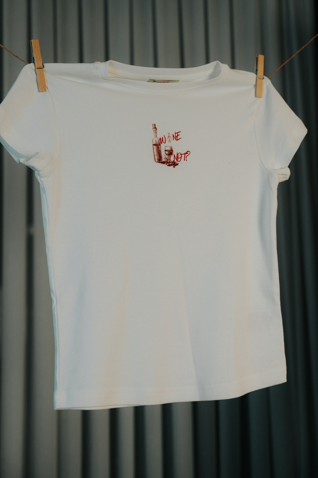 BABY TEE WINE NOT TİŞÖRT - 3