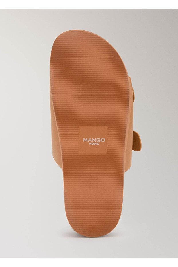 Çift tokalı deri sandalet - 5