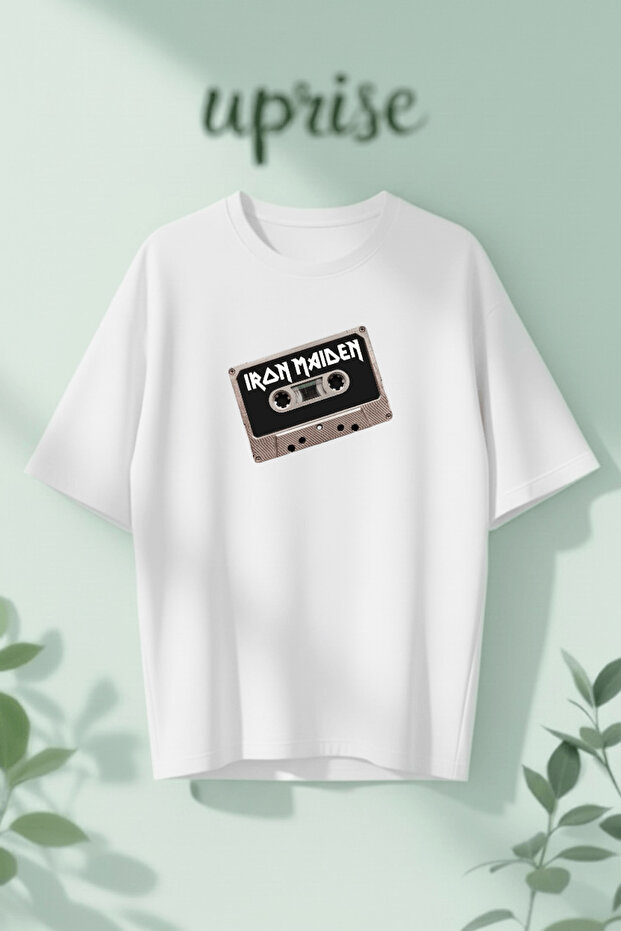 Iron Maiden Printed Cotton Lu Oversized T-Shirt
