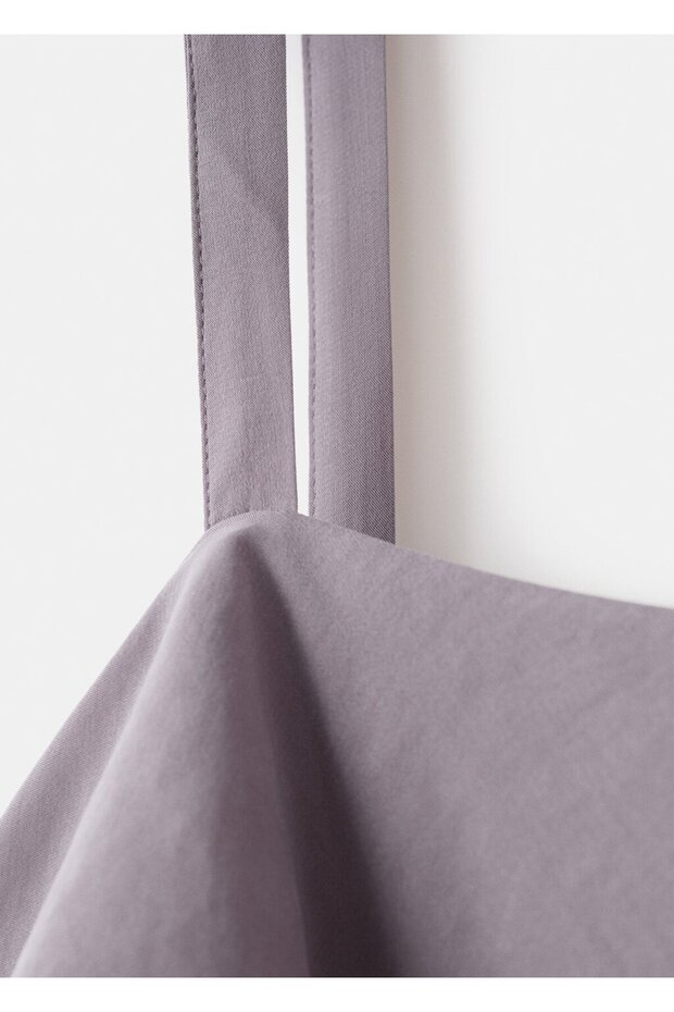 Fırfırlı uzun elbise - 5