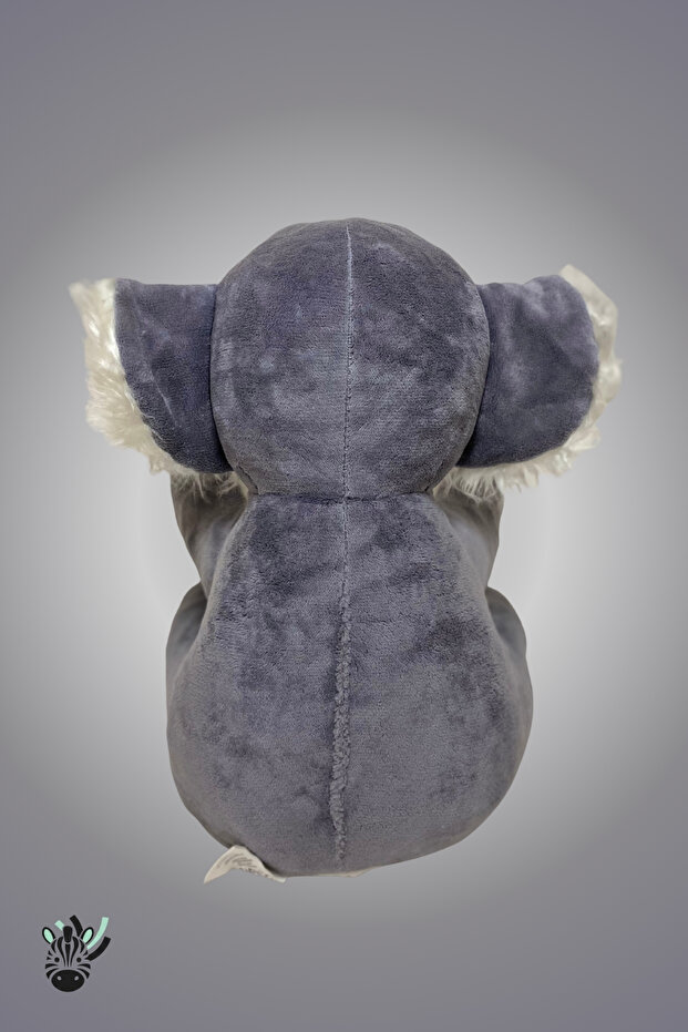 Sevimli Gri Pelüş Bilge Koala Oyuncak – Cırt Cırtlı Sarılan Eller,Yapraklı,Sarılmalık Yumuşak Dokulu - 4