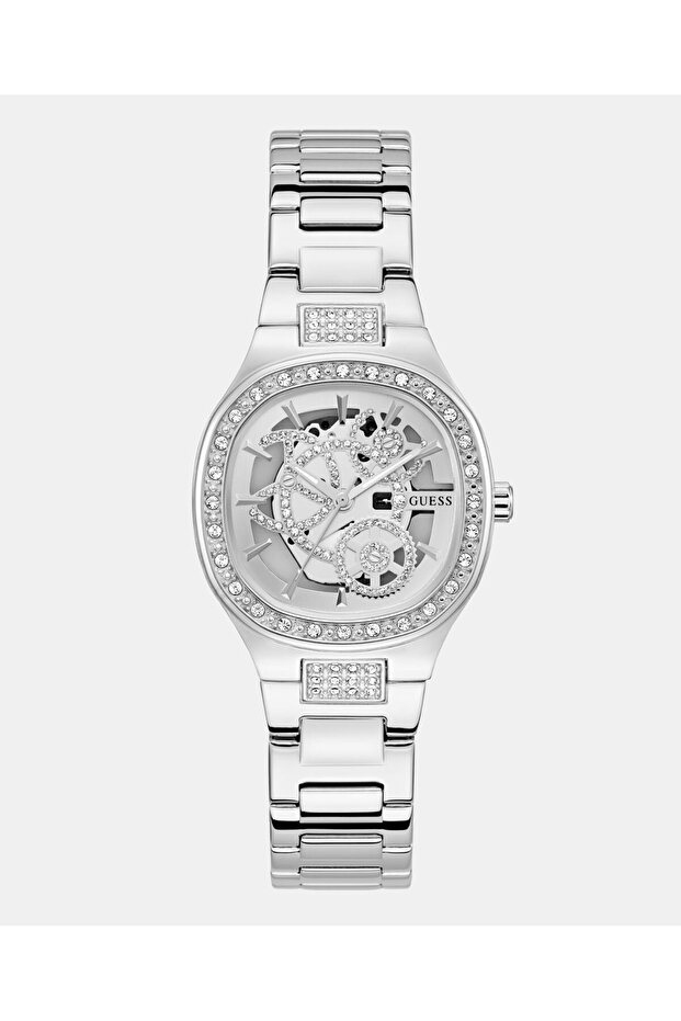 Ladies Silver Tone Analog Watch