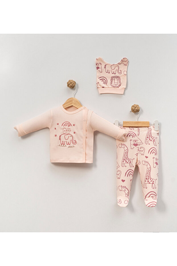 Men's Filled Cat 3-Piece Hospital Release Zibin Set